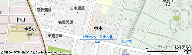 愛知県小牧市小木24周辺の地図