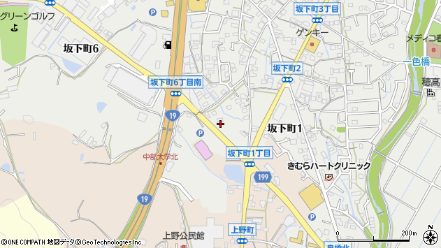 〒480-0305 愛知県春日井市坂下町の地図