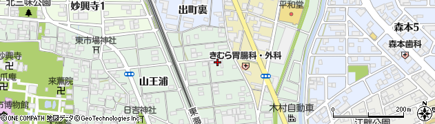 愛知県一宮市大和町妙興寺（出町前）周辺の地図