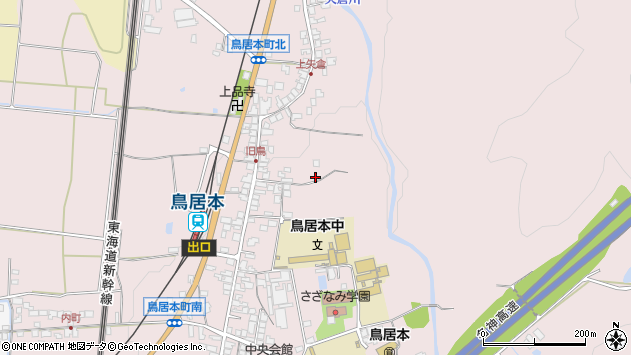 〒522-0004 滋賀県彦根市鳥居本町の地図
