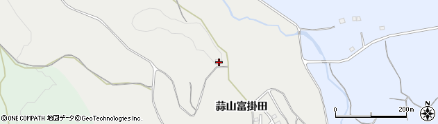 岡山県真庭市蒜山富掛田126周辺の地図