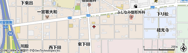 愛知県一宮市大和町苅安賀山王121周辺の地図