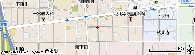 愛知県一宮市大和町苅安賀山王120周辺の地図