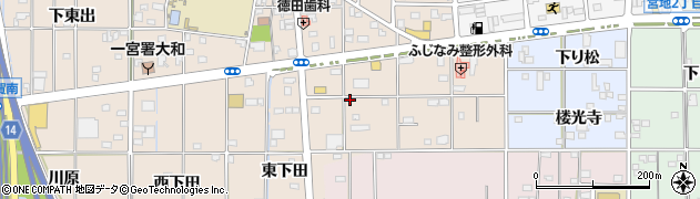 愛知県一宮市大和町苅安賀山王119周辺の地図