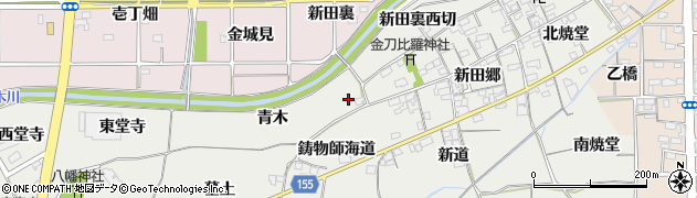 愛知県一宮市丹陽町重吉青木455周辺の地図
