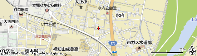 京都府福知山市水内周辺の地図