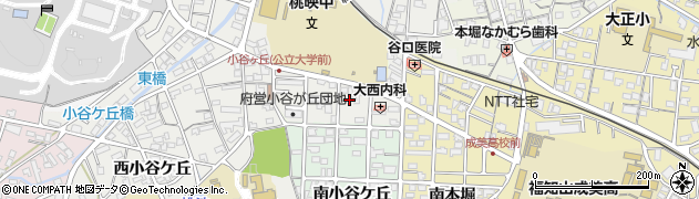 京都府福知山市東小谷ケ丘周辺の地図