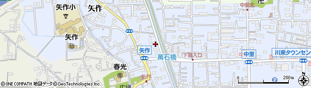 神奈川県小田原市矢作155周辺の地図