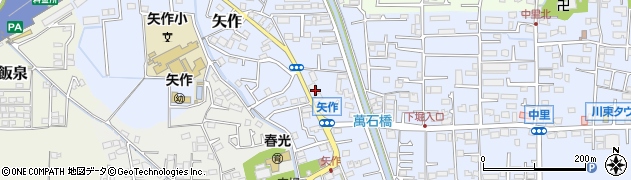 神奈川県小田原市矢作157周辺の地図