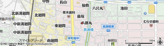 愛知県岩倉市東町（藤塚）周辺の地図