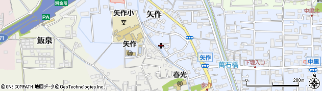 神奈川県小田原市矢作205周辺の地図
