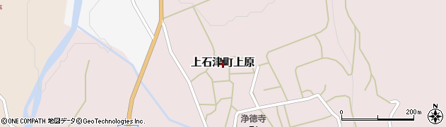 岐阜県大垣市上石津町上原周辺の地図