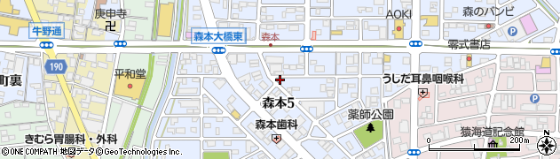 豊島犬猫病院周辺の地図
