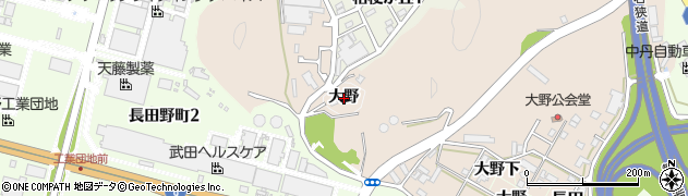 京都府福知山市大野周辺の地図