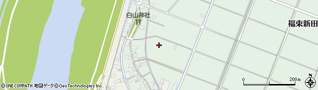 岐阜県輪之内町（安八郡）福束新田周辺の地図