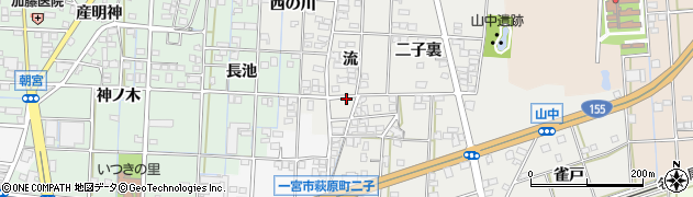 愛知県一宮市萩原町富田方周辺の地図