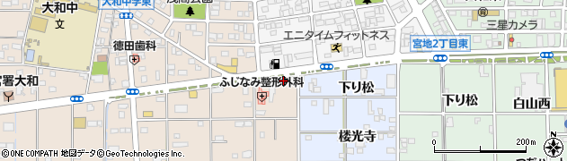 愛知県一宮市大和町苅安賀山王74周辺の地図