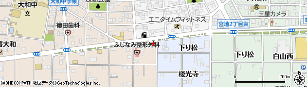 愛知県一宮市大和町苅安賀山王75周辺の地図