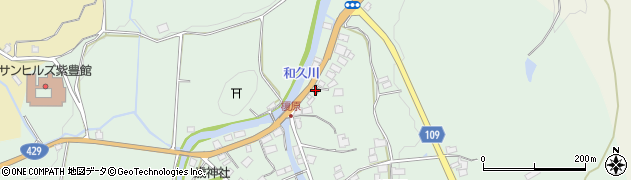 福知山警察署榎原駐在所周辺の地図