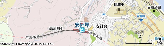 横須賀市消防局　横須賀市消防団第６分団周辺の地図