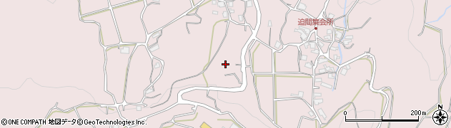 兵庫県朝来市山東町迫間周辺の地図
