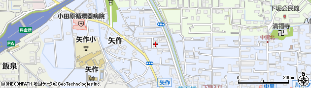 神奈川県小田原市矢作165周辺の地図