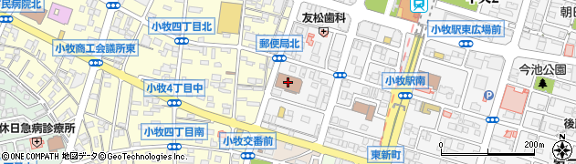 ゆうちょ銀行小牧店周辺の地図