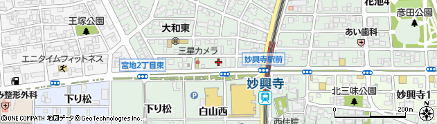 ドコモショップ一宮南店周辺の地図