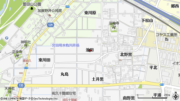 〒494-0017 愛知県一宮市祐久の地図