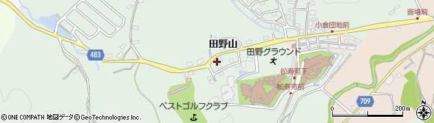 京都府綾部市田野町田野山34周辺の地図