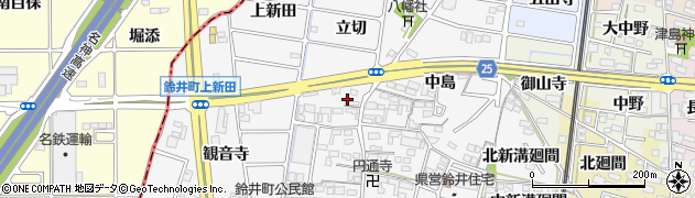 愛知県岩倉市鈴井町周辺の地図
