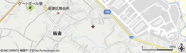 静岡県御殿場市板妻210-5周辺の地図