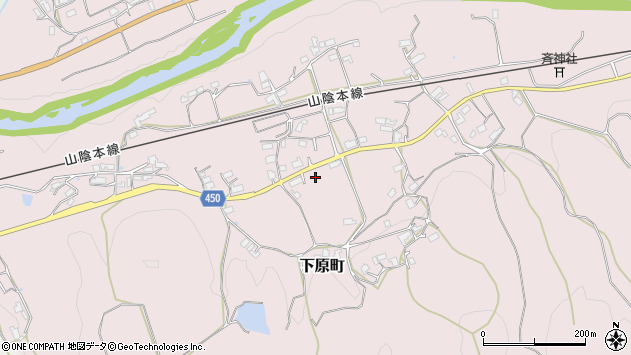 〒629-1273 京都府綾部市下原町の地図