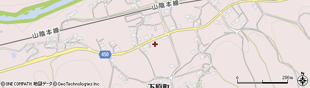 京都府綾部市下原町周辺の地図