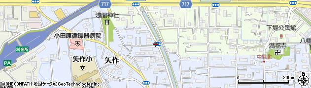 神奈川県小田原市矢作169周辺の地図