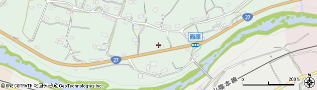 京都府綾部市西原町（南中山）周辺の地図