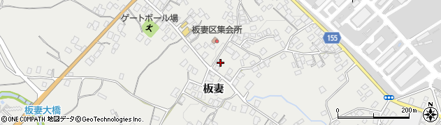 静岡県御殿場市板妻186周辺の地図