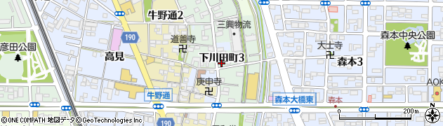 堀田治療院周辺の地図