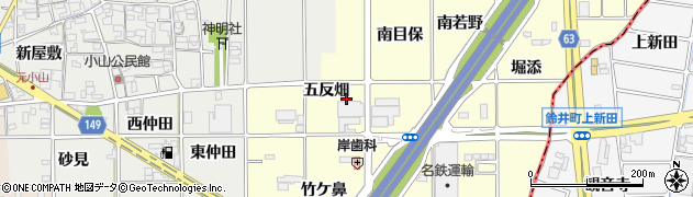 愛知県一宮市千秋町町屋五反畑27周辺の地図