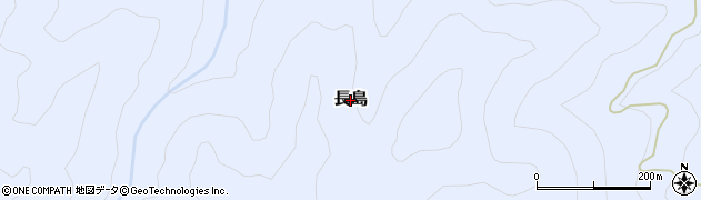 長野県天龍村（下伊那郡）長島周辺の地図