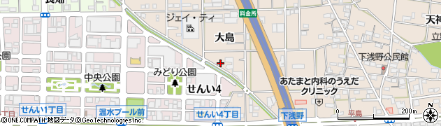 愛知県一宮市浅野大島30周辺の地図