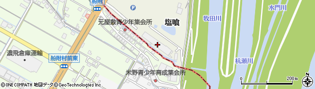 神保電器株式会社　岐阜工場周辺の地図