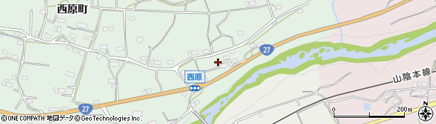 京都府綾部市西原町（弥九郎勝）周辺の地図