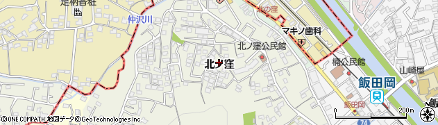 神奈川県小田原市北ノ窪周辺の地図
