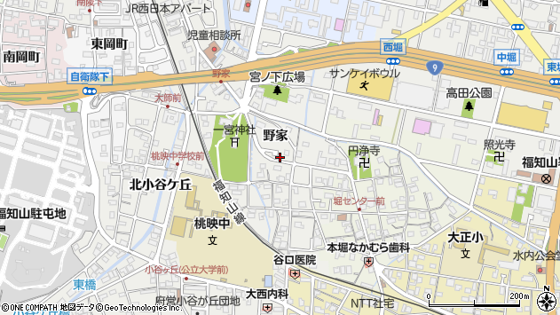 〒620-0888 京都府福知山市野家の地図