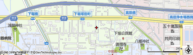 神奈川県小田原市下堀周辺の地図
