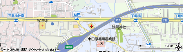 神奈川県小田原市矢作387周辺の地図