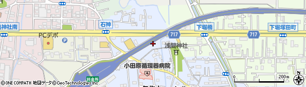 神奈川県小田原市矢作344周辺の地図