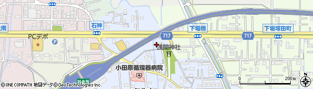 神奈川県小田原市矢作341周辺の地図