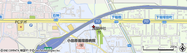 神奈川県小田原市矢作336周辺の地図